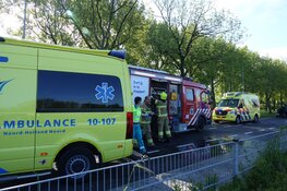 Auto te water in Andijk