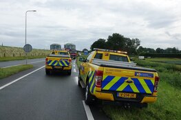 Auto te water in Medemblik