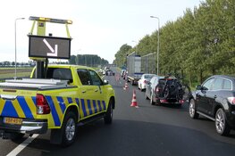 Kop-Staartbotsing op de A7 bij Benningbroek