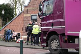 Fietser aangereden door vrachtwagen in Medemblik
