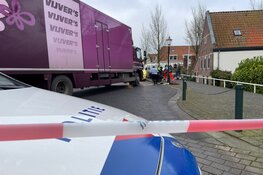 Fietser aangereden door vrachtwagen in Medemblik