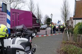 Fietser aangereden door vrachtwagen in Medemblik